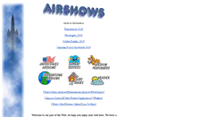 Desktop Screenshot of airshows.com