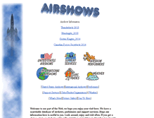 Tablet Screenshot of airshows.com